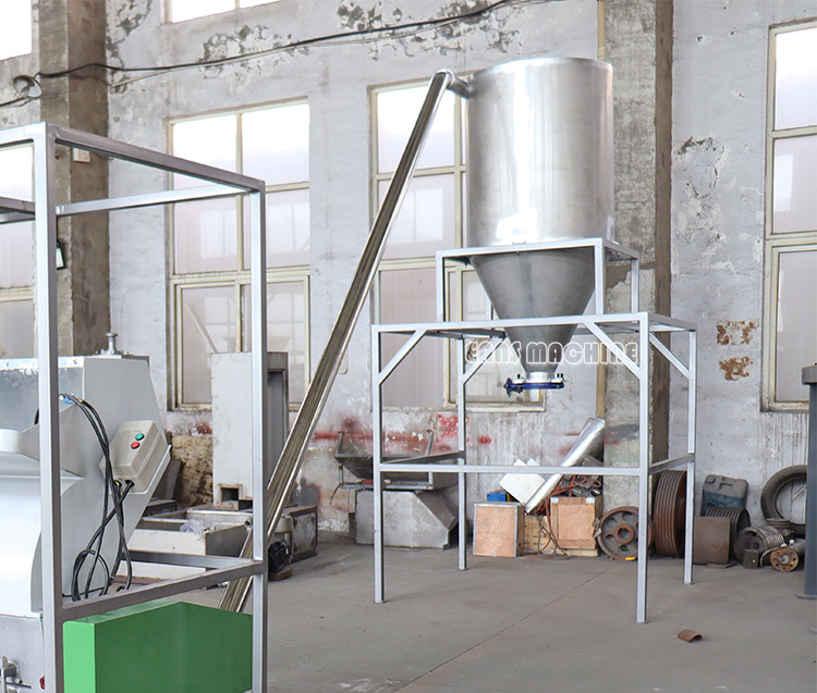 silo línea de granulación de plástico