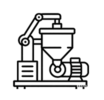 Mezclador de plástico