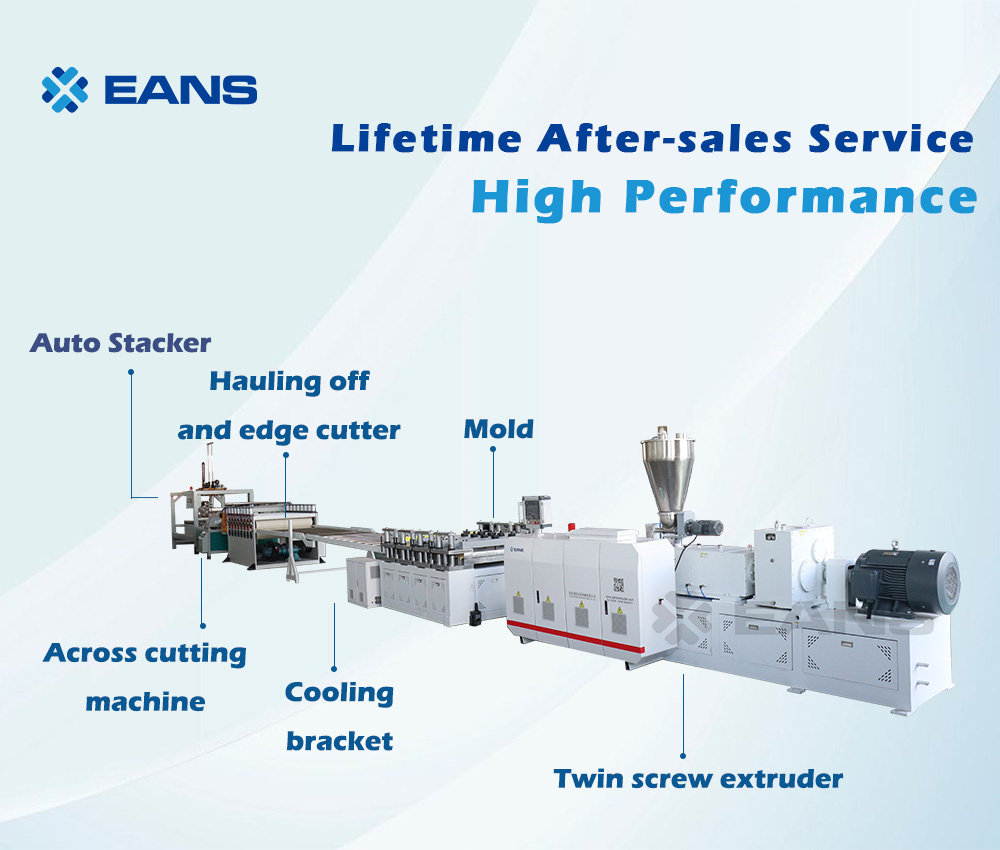 L&iacute;nea de producci&oacute;n de tableros de espuma WPC