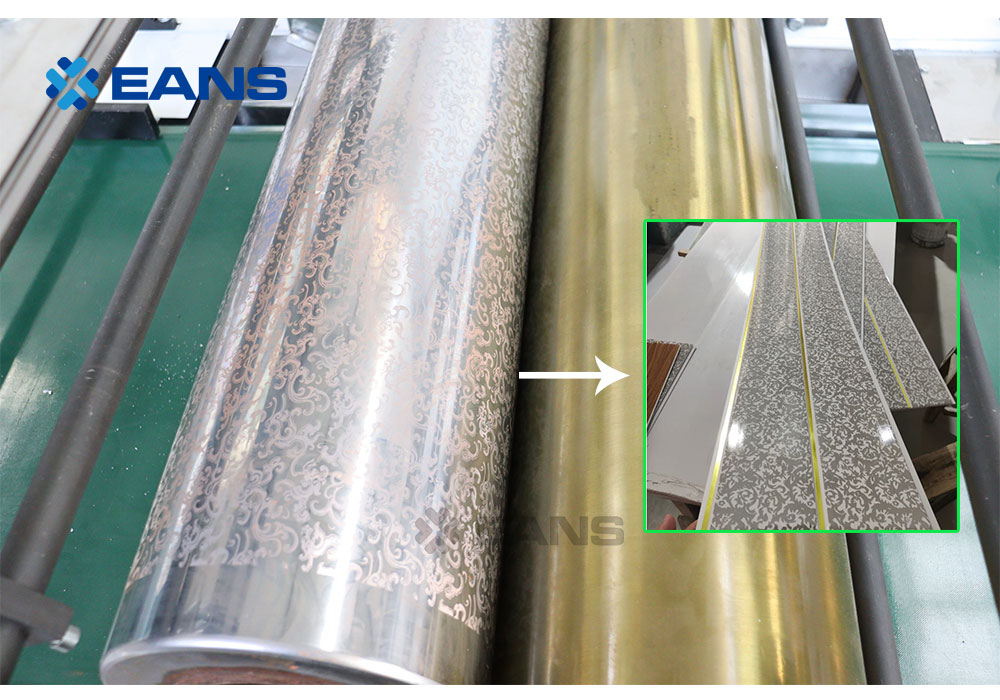 l&iacute;nea de revestimiento de paneles de pvc