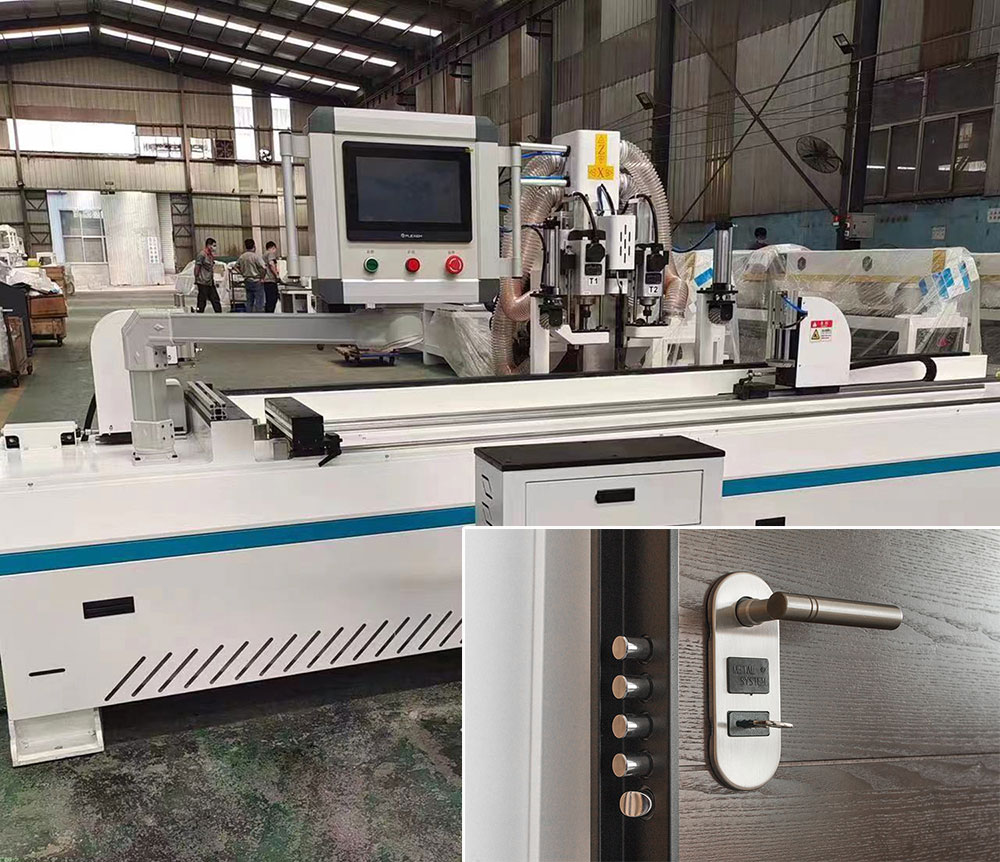 m&aacute;quina de cerradura de puerta wpc