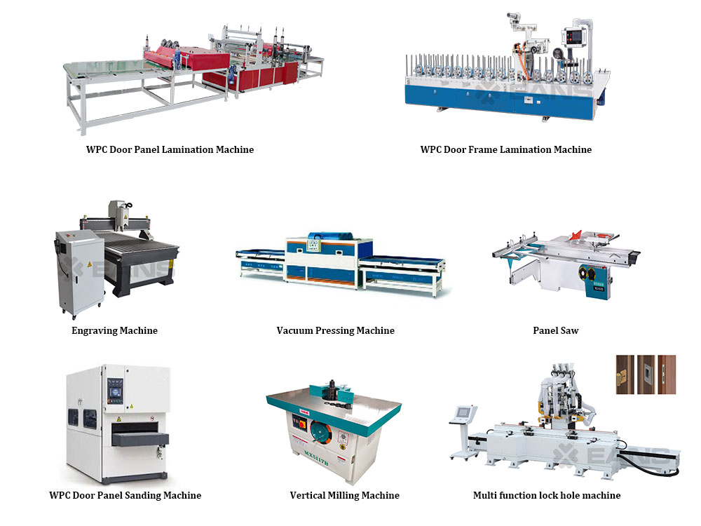 Máquina para fabricar puertas WPC (4)